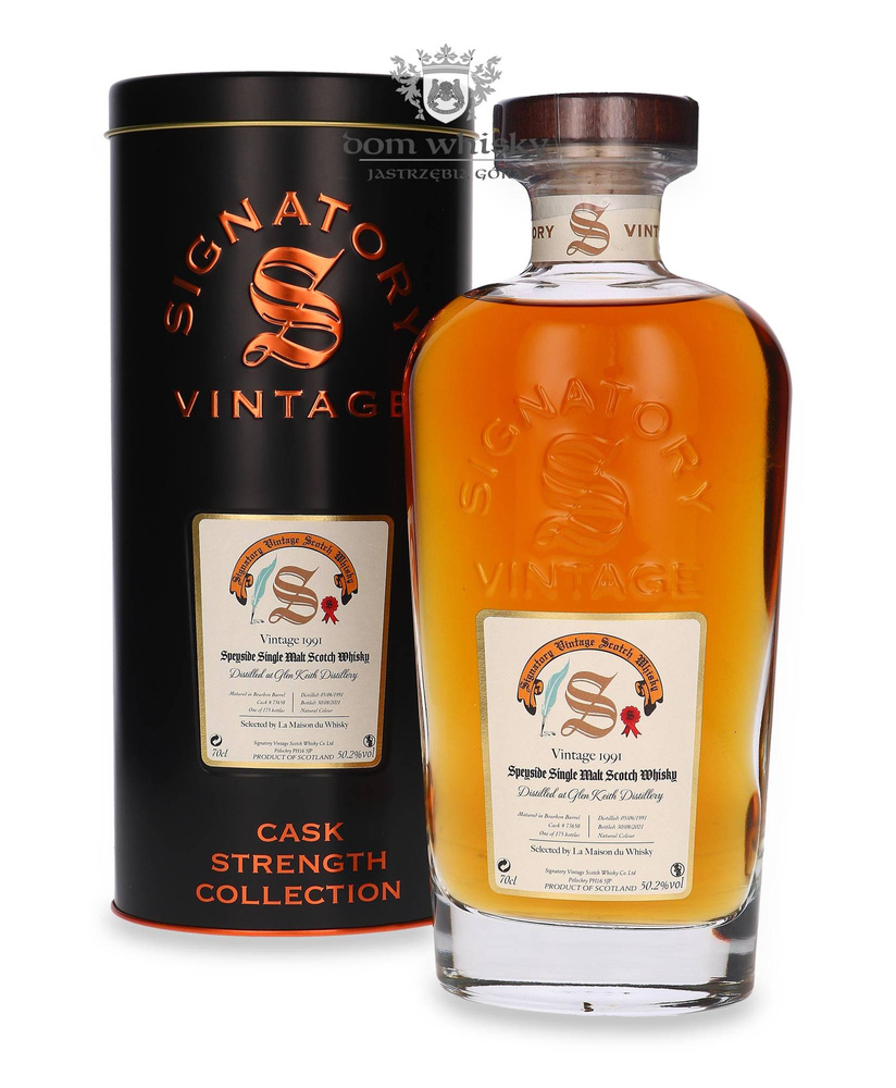 Glen Keith (D.1991, B.2021) Signatory Vintage / 50.2%/ 0.7l
