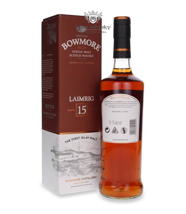 Bowmore Laimrig, 15-letni (2014 Release) / 54,1% / 0,7l