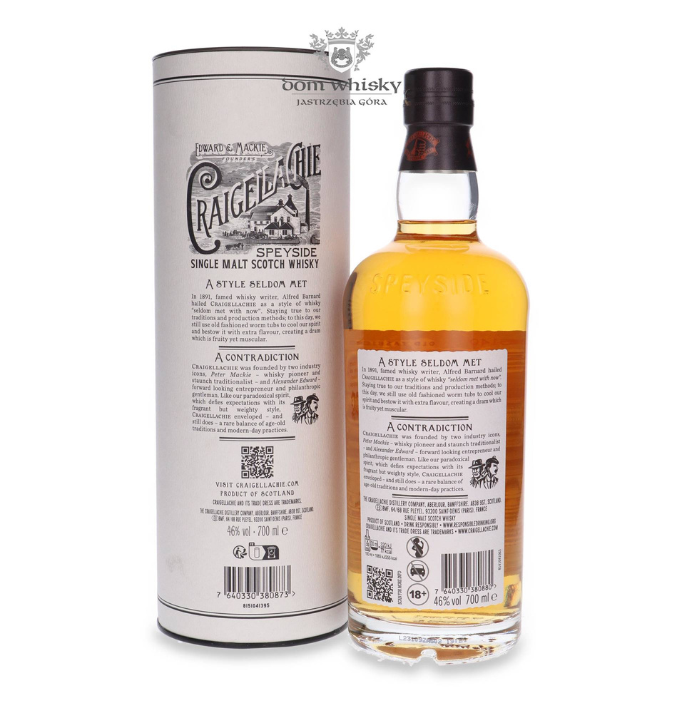 Craigellachie Special Reserve 19-letnia, Batch No. 04-6140 / 46%/ 0,7l		