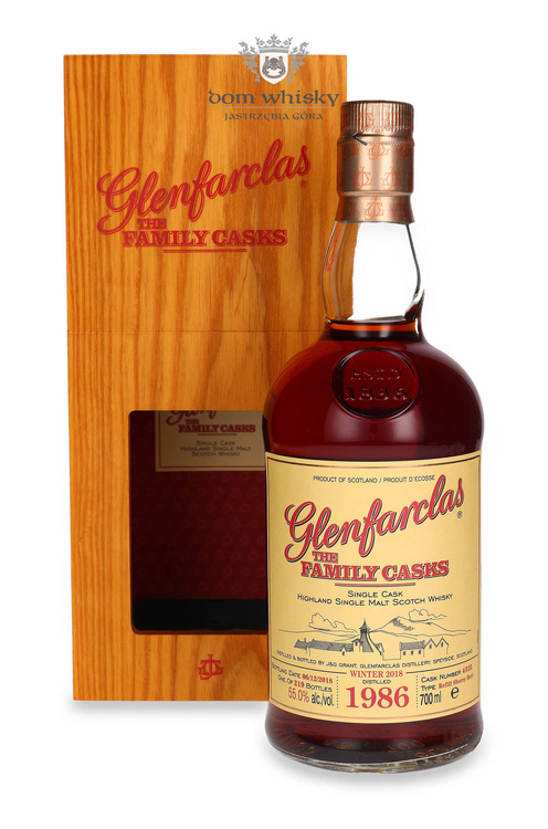 Glenfarclas The Family Casks 1986 (Bottled 2018) / 55% / 0,7l