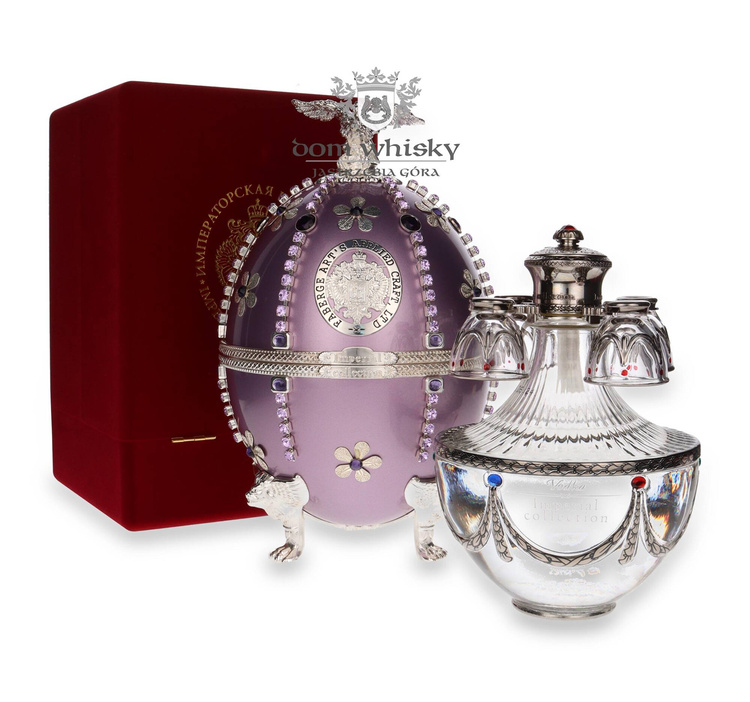 Wódka Imperial Collection Fabergé Lilac With Stones and Flowers / 40% / 0,7l