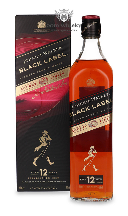 Johnnie Walker Black Label 12-letni Sherry Finish / 40% / 0,7l