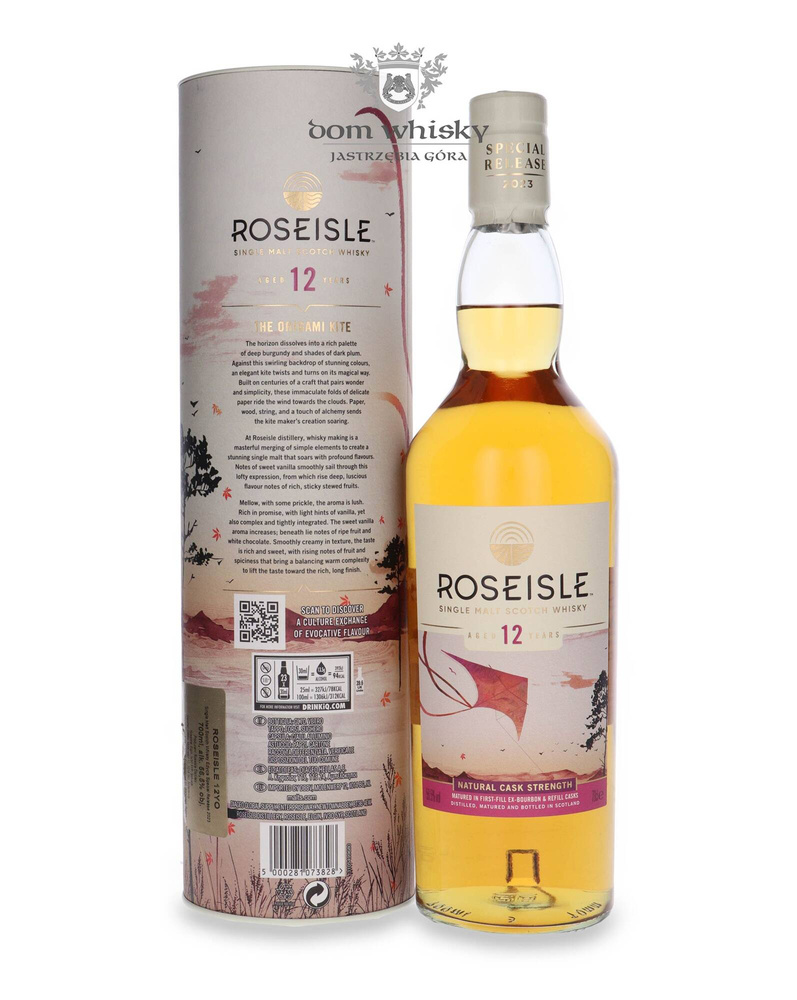 Roseisle 12-year-old, The Origami Kite, 2023 Special Release/ 56.5%/ 0.7l