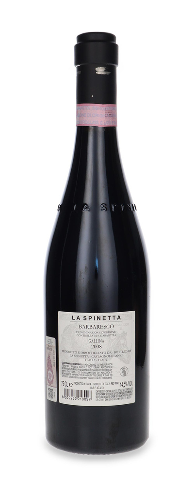 La Spinetta Barbaresco Vursu Vigneto Gallina 2008 / 14,5% / 0,75l