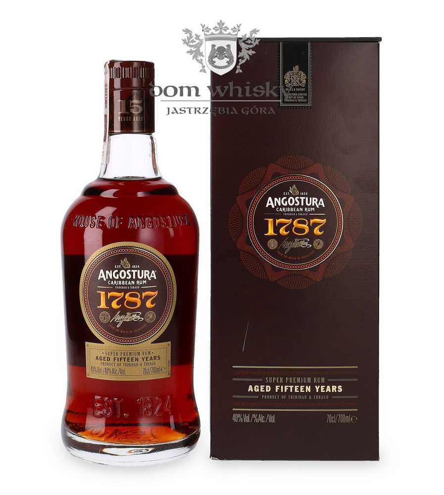 Angostura 1787 Premium Rum, 15 years old / 40% / 0.7l
