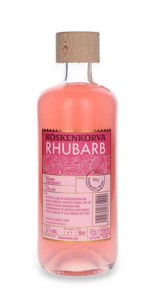 Koskenkorva Rhubarb Pomegranate Liqueur / 21% / 0,5l