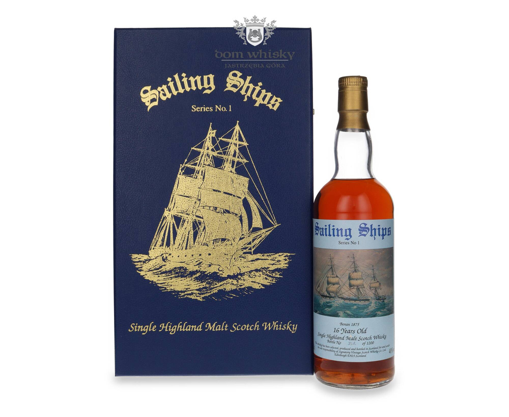 Caperdonich 16-year-old (D.1972, B.1988) Sailing Ships (Benan), Signatory Vintage /40%/0.75l