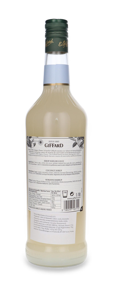 Giffard Coconut bar syrup / 1l