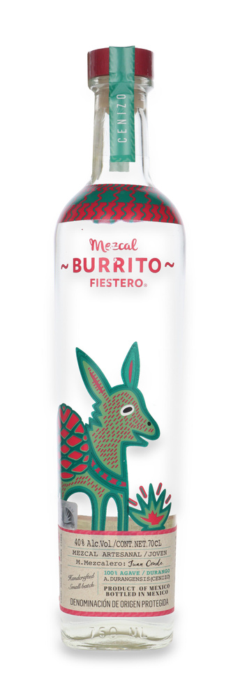 Mezcal Burrito Fiestero Cenizo 100% Agave Durango / 40% / 0.7l