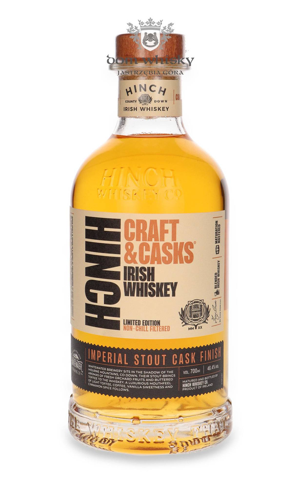 Hinch Craft &amp; Cask Imperial Stout Finish, Batch # 2 / 46.4%/ 0.7l