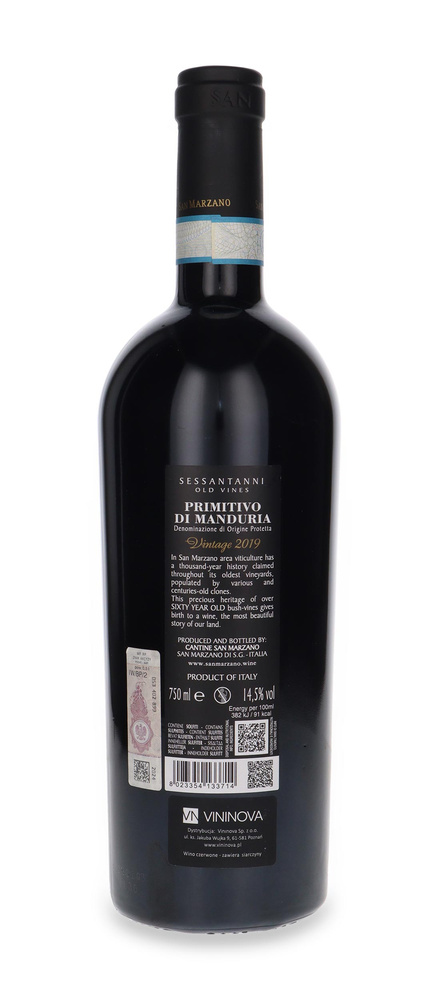 Sessantanni Primitivo Di Manduria / 14,5% / 0,75l