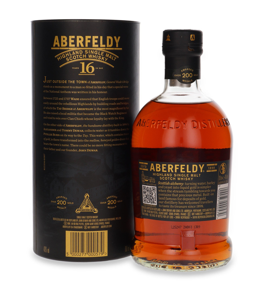 Aberfeldy 16-letni Single Malt Scotch Whisky / 40% / 0,7l