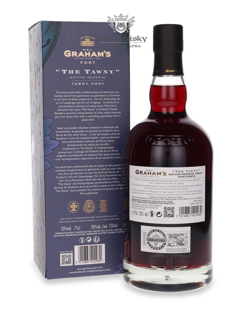 W. &amp; J. Graham's "The Tawny" Mature Reserve Tawny Port / 20% / 0.75l