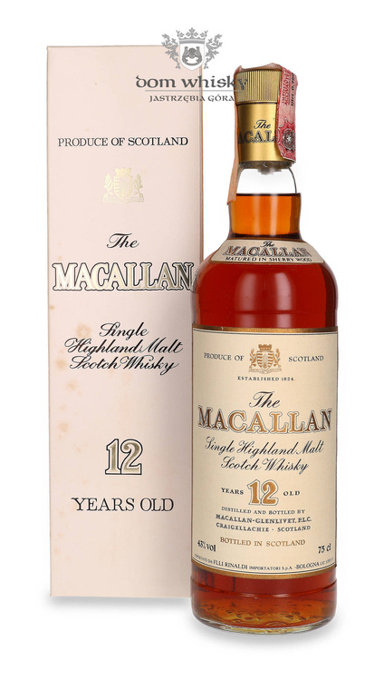 Macallan 12-letni (Matured in Sherry Wood) Flli Rinaldi / 43%/ 0,75l