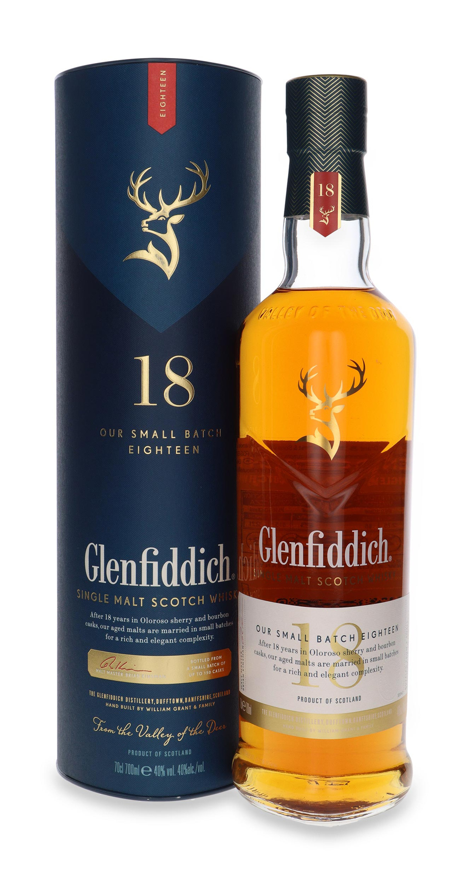 Glenfiddich 18-letni Our Small Batch 40% 0,7l – Speyside Whisky
