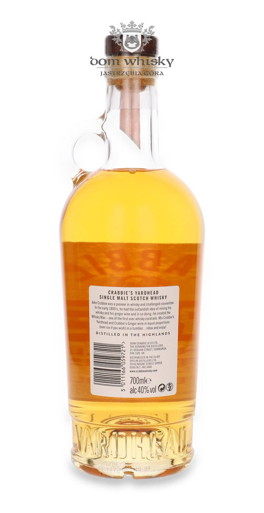 Crabbie's Yardhead Single Malt Whiskey / 40% / 0.7l