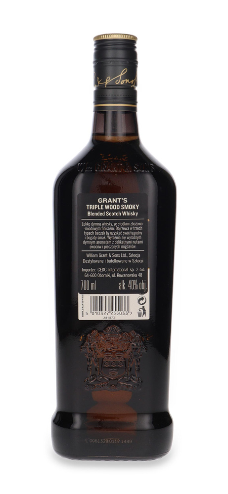 Grant's Triple Wood Smoky / 40% / 0,7l