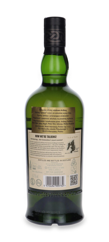 Ardbeg TEN 10 Year Old Cask Strength Committee Release / 61.7% / 0.7l