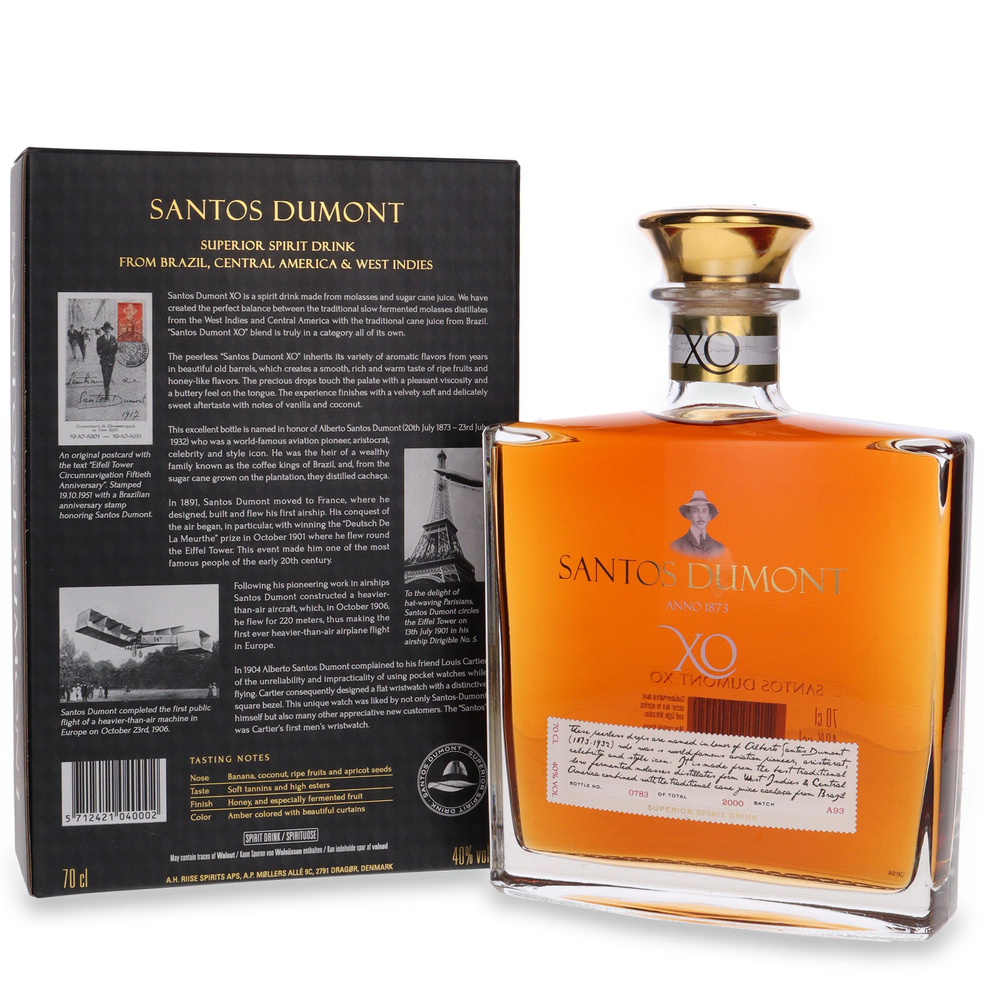 Rum Santos Dumont XO Super Premium (Brazil) / 40% / 0.7l