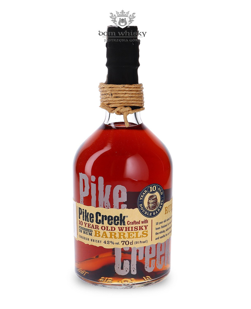 Pike Creek 10-year-old Finished in Rum Barrels / 42% / 0.7l