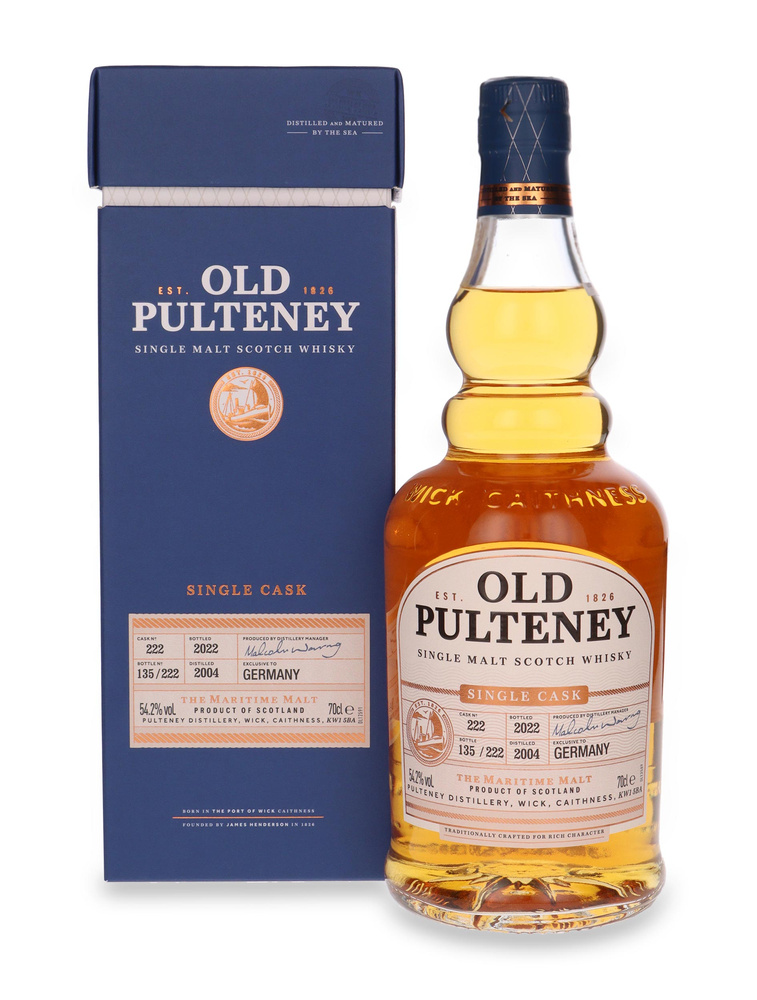 Old Pulteney Single Cask (D.2004, B.2022) Exclusive to Germany / 54,2%/ 0,7l