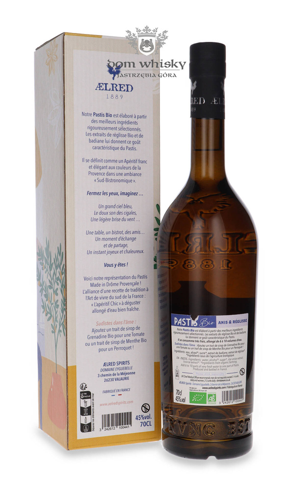 Pastis Aelred BIO / 45% / 0.7l
