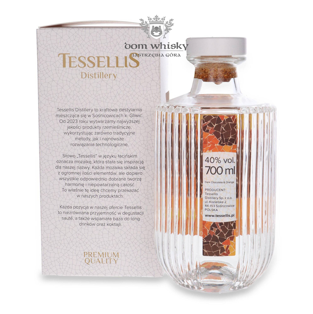 Tessellis Dark Chocolate & Orange Vodka / 40% / 0.7l
