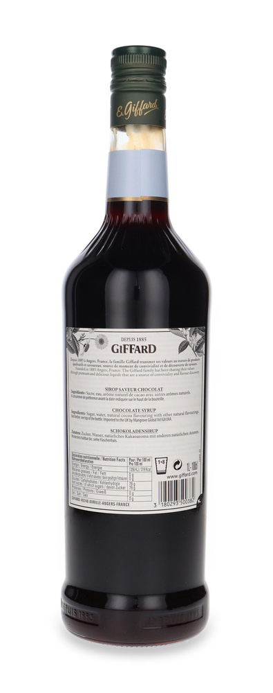 Syrop Giffard Ciemna Czekolada (Dark Chocolate) 1,0L