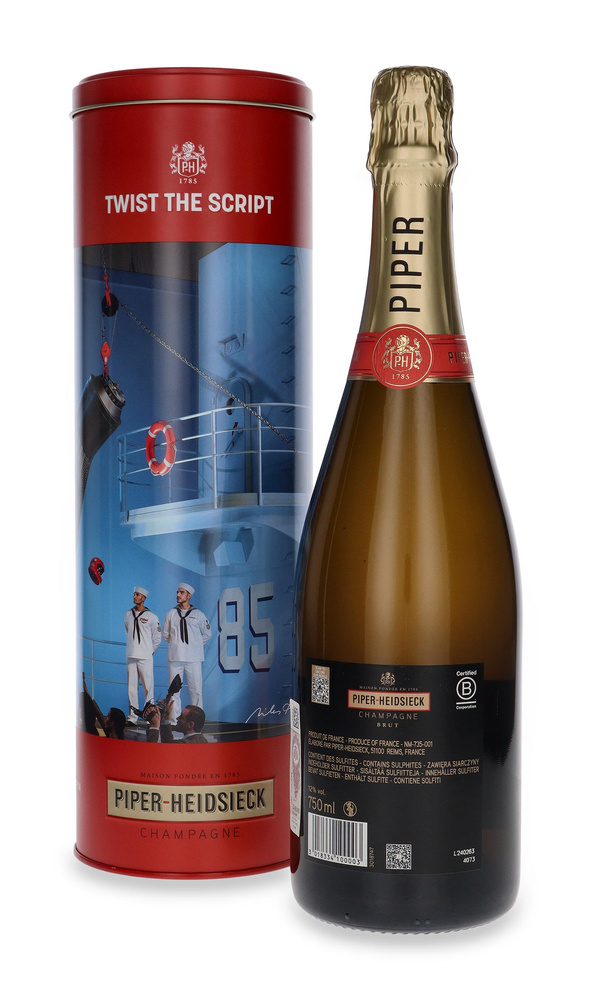 Champagne Piper-Heidsieck Cuvee Brut Limited Edition / Astro / 12% / 0.75l + stopwatch as a gift