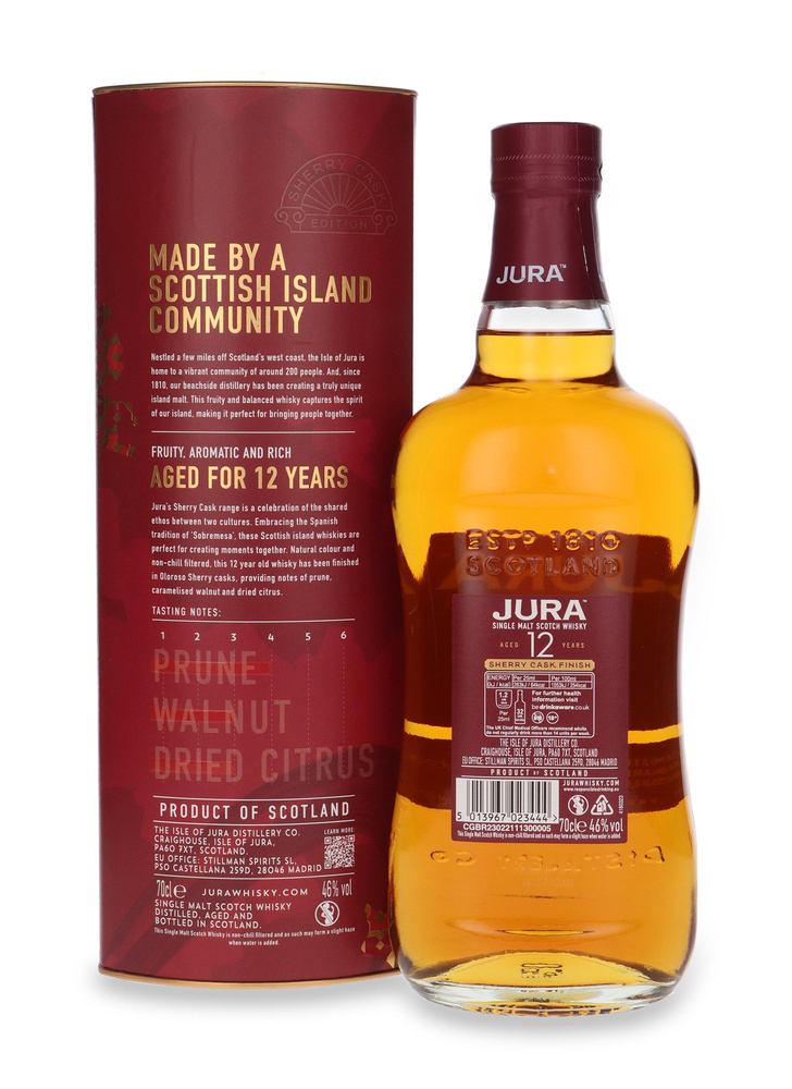 Jura 12-letni Sherry Cask Finish / 46% / 0,7l