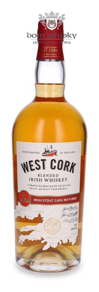 West Cork Irish Stout Cask Matured Irish Blended Whiskey/ 40%/ 0.7l