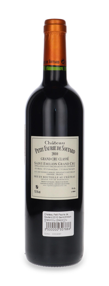 Chateau Petit Faurie de Soutard 2010 Saint-Emilion Grand Cru (Grand Cru Classe)/15,5% /0,75l