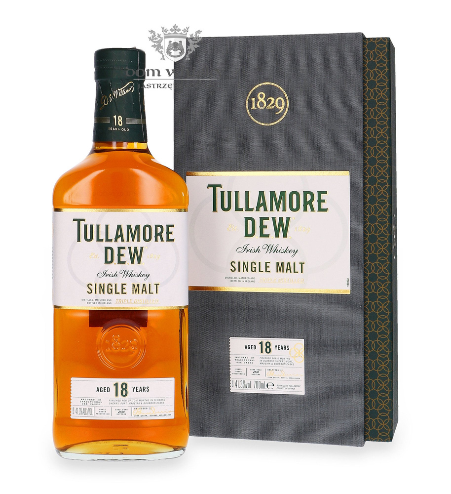 Tullamore Dew 18-year-old Single Malt / 41.3% / 0.7l