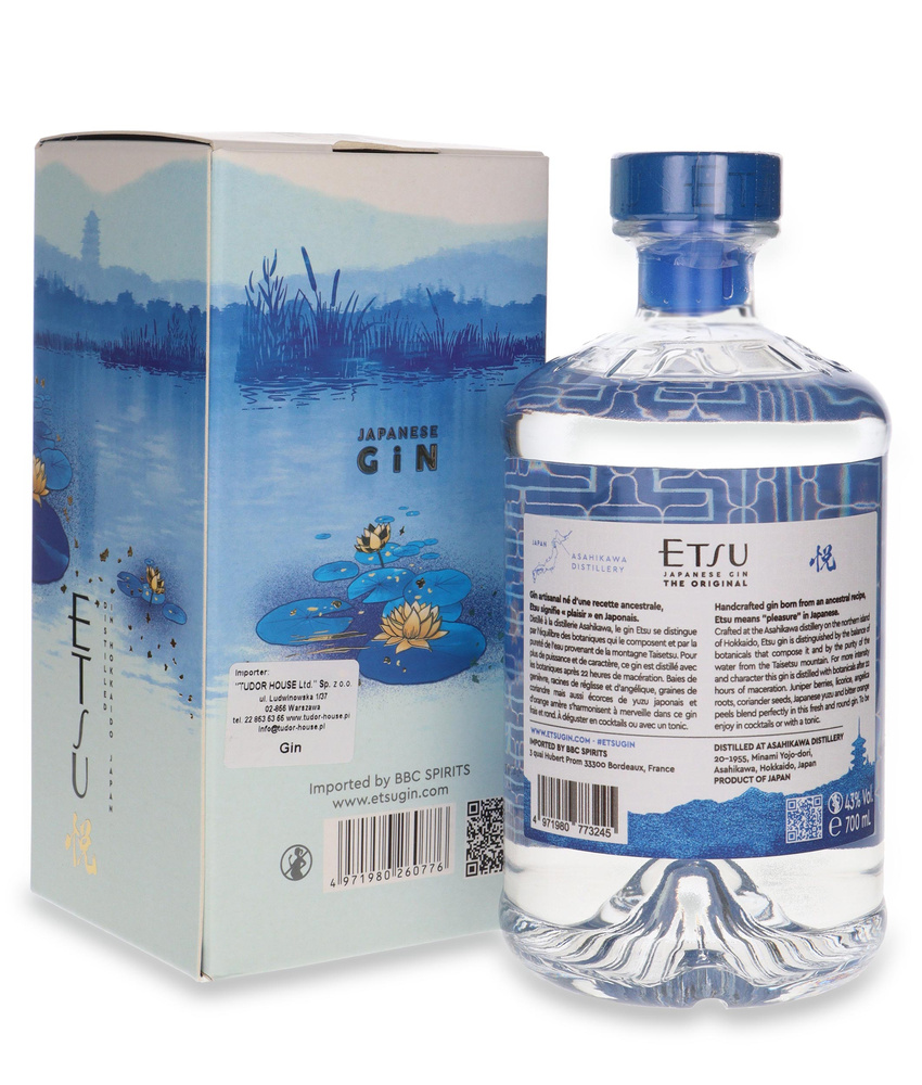 Etsu Handcrafted Japanese Gin / 43%/ 0.7l