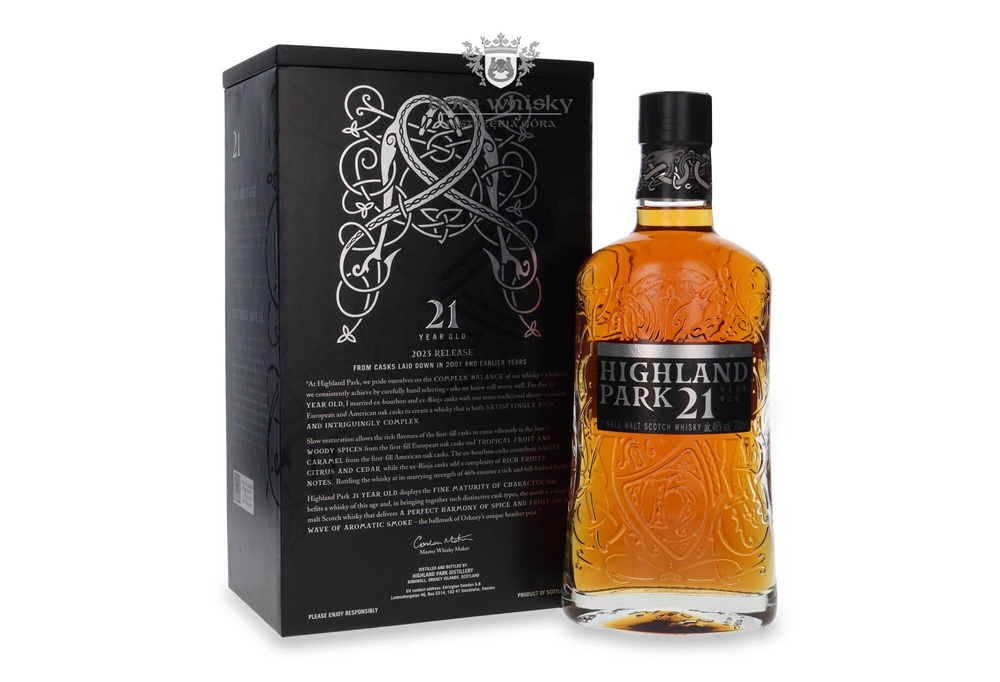 Highland Park 21-letni, 2023 Release /46%/ 0,7l + 4 podkładki w prezencie!