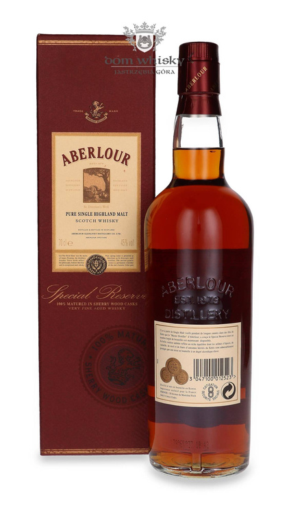 Aberlour Special Reserve 100% Matured in Sherry Wood / 45%/ 0,7l	