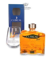 Cubical Mango Premium Gin + szklanka / 37,5%/ 0,7l