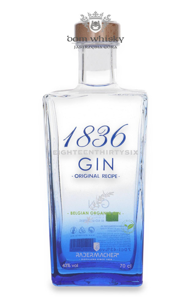 1836 Belgian Organic Gin / 43% / 0.7l