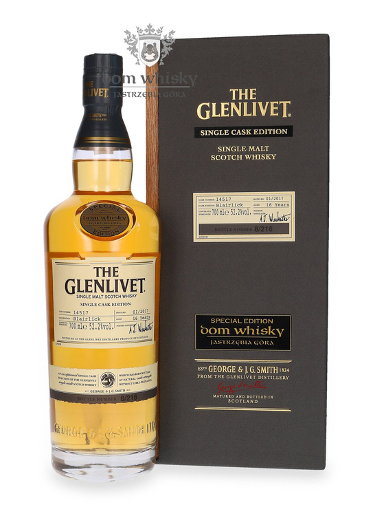 The Glenlivet Blairlick Hill 16-letni Single Cask (B.2017) /bez opakowania/ 52,2%/ 0,7l