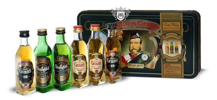 William Grant's Miniatur Gift Set /Miniaturka/ 6 x 0,05l