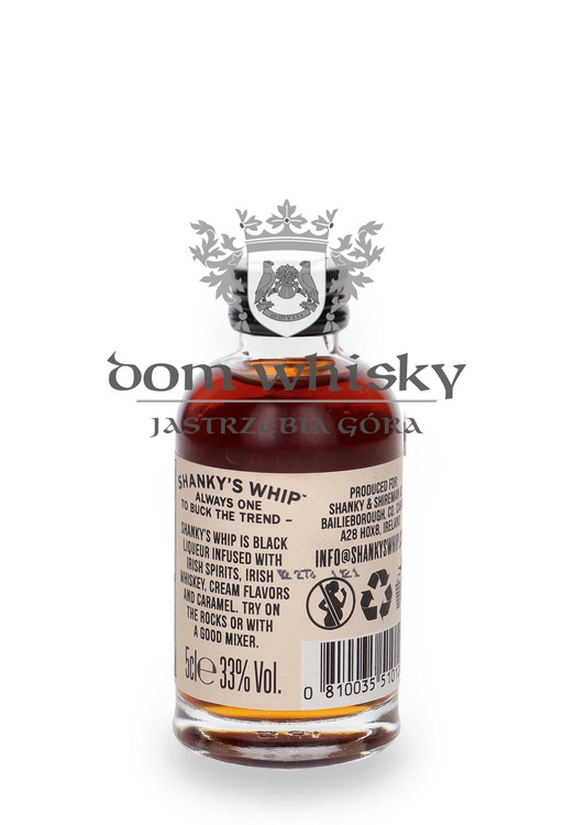 Shanky's Whip Made In Ireland Liqueur /miniaturka / 33% / 0,05l