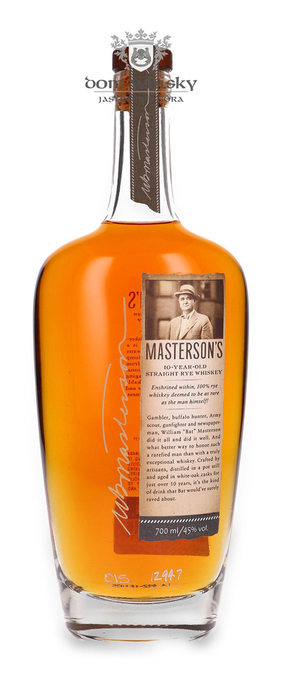 Masterson's 10-year-old Straight Rye Whiskey / 45% / 0.7l