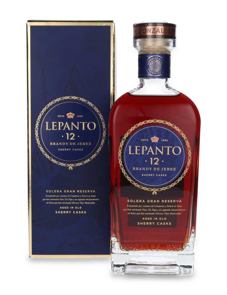 Lepanto 12 year old Brandy de Jerez Solera Gran Reserva / 36% / 0.7l