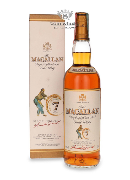 Macallan 7-letni Armando Giovinetti Selection /40%/0,7l