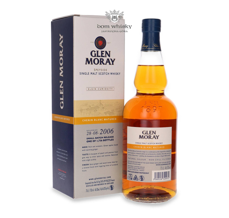 Glen Moray 2006 Elgin Curiosity, Chenin Blanc Matured / 46,3%/ 0,7l	