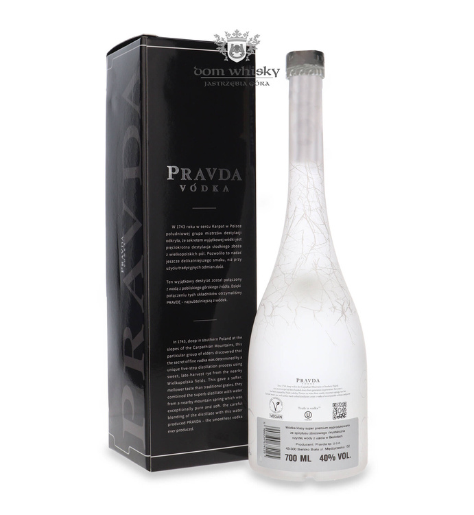 Wódka Pravda Vódka /bez opakowania / 40% / 0,7l