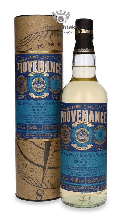 Caol Ila 8-letnia (D.2012, B.2021) Provenance / 46% / 0,7l