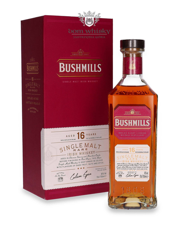 Bushmills 16-letni Triple Wood / 40%/ 0,7l