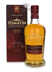 Tomatin 12-letni (D.2008, B.2021) Cognac Casks / 46% / 0,7l