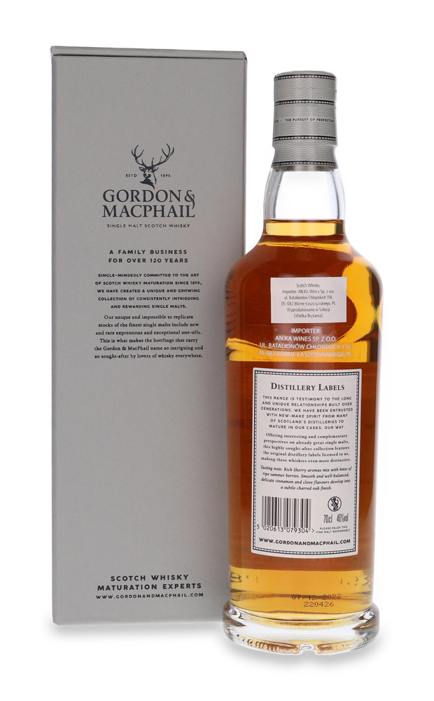Linkwood 15 Year Old Distillery Labels Gordon &amp; MacPhail / 46% / 0.7l